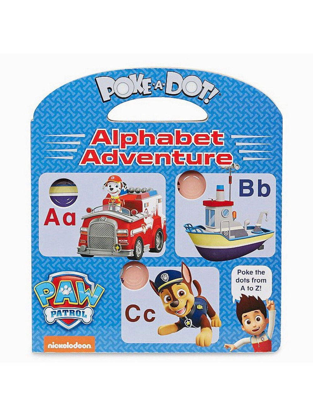Nickelodeon PAW Patrol Poke-a-Dot Alphabet Adventure Interactive Board Book